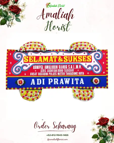 Papan Bunga Ucapan Selamat Outdoor Wedding Bintaro