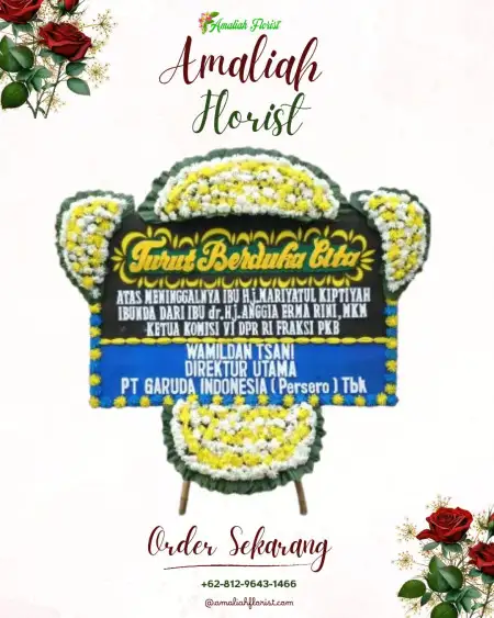 Papan Bunga Duka Outdoor Wedding Bintaro